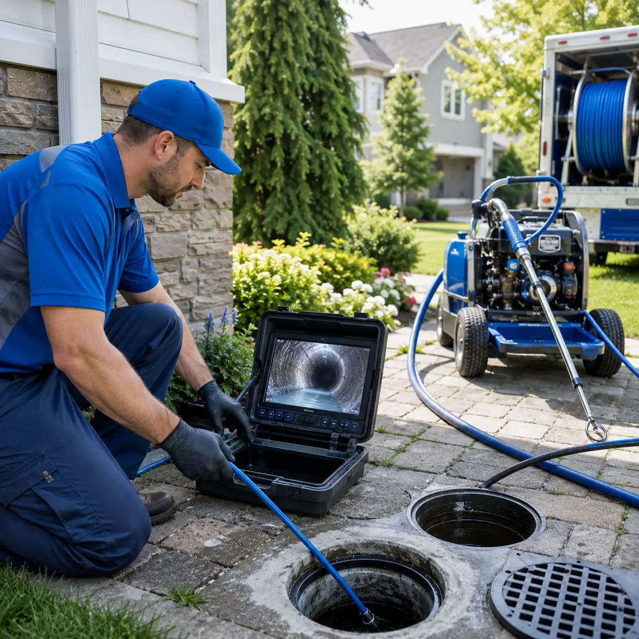 Outdoor drain cleaning professionals serving Frackville, PA